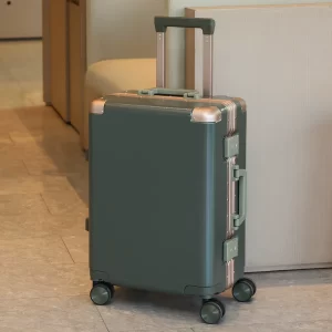 Sage Green Aluminum-Magnesium Frame 20 Inch Carry-On Luggage