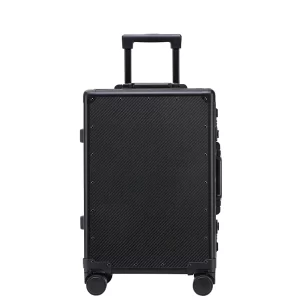 Carbon Fiber Texture 20 Inch Aluminum Frame Carry-On Luggage