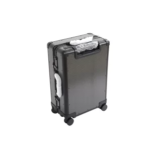 Grey Carbon Fiber Texture 20 Inch Aluminum Magnesium Luggage